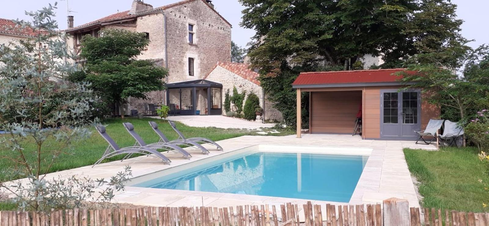 Maison De Village, Charme Et Confort Mauroux  エクステリア 写真
